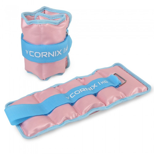 Обважнювачі-манжети для ніг та рук Cornix 2 x 1 кг, код: XR-0399