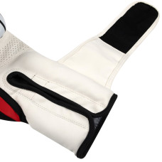 Боксерські рукавиці PowerPlay Matt Challenger 16 унцій, чорний-білий, код: PP_3086_16oz_Bl/White