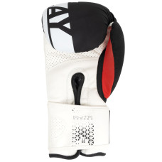 Боксерські рукавиці PowerPlay Matt Challenger 16 унцій, чорний-білий, код: PP_3086_16oz_Bl/White