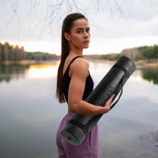 Килимок для фітнесу Gymtek товщиною 0,5см чорний, код: 5907766667193