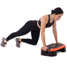 Степ-платформа Zelart 4 in 1 Mutifuctional Step 53x36x14см, чорно-жовтогарячий, код: FI-3996