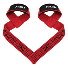 Лямки для тяги RDX S4 Gym Cotton Gel Straps Red Plus, код: WAC-S4R+