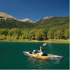 Надувна байдарка одномісна Aqua Marina Tomahawk Air-K 375 + весло КП-1, код: M-9181921-IN