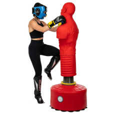 Манекен підлоговий FitBox Boowin для відпрацювання ударів, висота 1700 мм, червоний, код: BO-7449-S52
