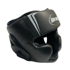 Шолом боксерський закритий Hard Touch Блискавка PU розмір S, чорний, код: 00484-SNS