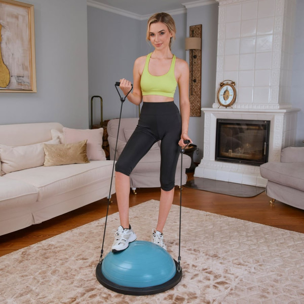 Балансувальна платформа Bosu HS-L058 блакитний, код: 5902308235939