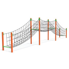 Канатний перехід InterAtletika 1240х1345х3062 мм, код: LK825-SM