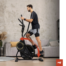 Орбітрек магнітний Hop-Sport HS-450B Dynamic чорно-золотистий, код: 5902308236318