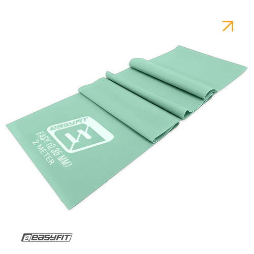 Стрічка для пілатесу EasyFit EPP 0.35 мм м’ятна, код: EF-1659-GN