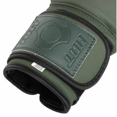 Боксерські рукавиці шкіряні Hard Touch 12 унцій, оливковий, код: BO-4230_12OL