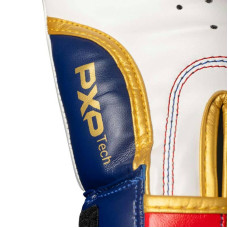 Боксерські рукавиці Phantom Muay Thai Gold Limited Edition 16 унцій, білий-золотий, код: PHBG2590-16