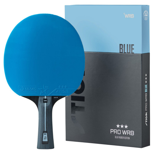 Ракетка для настільного тенісу Stiga Pro WRB Blue Edition 3 Star FL, код: 931185-SVA