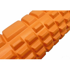Масажний ролик EasyFit Grid Roller v.1.1, 330х140 мм, помаранчевий, код: EF-2020-OR-EF