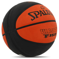 М"яч баскетбольний гумовий Spalding Varsity Fiba TF 150 №7, помаранчевий-чорний, код: 84620Z