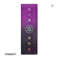 Коврик для йоги EasyFit Chakra Flow (замша-каучук), код: EF-1926-4
