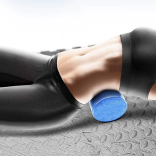 Масажний ролик для йоги та фітнесу York Fitness EPP 30х15см блакитний, код: 00014961820201