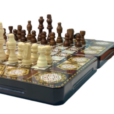 Подарунковий набір ігр 3 в 1 SNS Kaleidoscope black G-1207-C 34х34 см, код: 12711-SNS