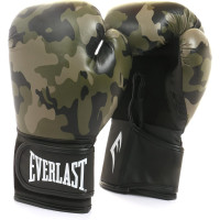 Боксерські рукавиці Everlast Spark Training Glove 10 унцій, чорний-коричневий, код: 009283609504