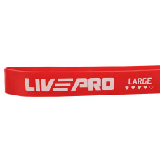 Гума петля для підтягування та тренувань стрічка силова LiveUp Super Band Large 23-57кг, червоний, код: LP8410-L