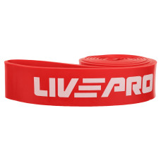Гума петля для підтягування та тренувань стрічка силова LiveUp Super Band Large 23-57кг, червоний, код: LP8410-L