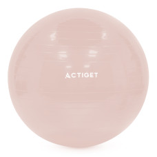 М'яч для фітнесу (фітбол) Actiget 65 см з насосом Light Pink, код: ACT0143