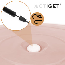 М'яч для фітнесу (фітбол) Actiget 65 см з насосом Light Pink, код: ACT0143