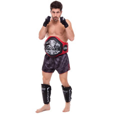 Захист для гомілки та стопи Fairtex XL Муай Тай, ММА, Кікбоксинг чорний, код: SP7_XL-S52
