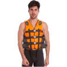 Жилет рятувальний FitGo Dalang 2XL чорний-жовтий, код: DL-10_2XLBKY