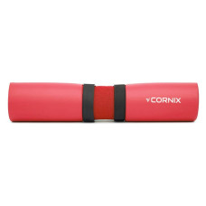 Накладка (бампер) на гриф Cornix Barbell Pad 440х95 мм, червоний, код: XR-0211
