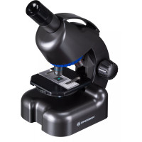 Мікроскоп Bresser Junior CM-04 100x-900x Black з набором для дослідів і адаптером для смартфона (14951), код: 931504-SVA