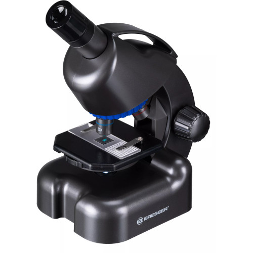 Мікроскоп Bresser Junior CM-04 100x-900x Black з набором для дослідів і адаптером для смартфона (14951), код: 931504-SVA
