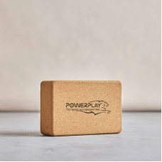 Блоки для йоги з пробкового дерева PowerPlay Cork Yoga Block 2шт., код: PP_4006_Cork_2in