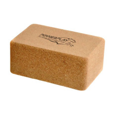 Блоки для йоги з пробкового дерева PowerPlay Cork Yoga Block 2шт., код: PP_4006_Cork_2in