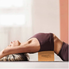 Блоки для йоги з пробкового дерева PowerPlay Cork Yoga Block 2шт., код: PP_4006_Cork_2in