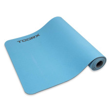 Килимок для йоги та фітнесу Toorx Yoga 1830х600х6 мм, блакитний-антрацит, код: 931141-SVA