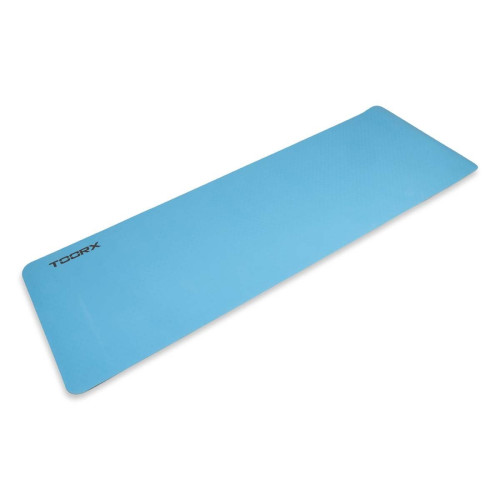 Килимок для йоги та фітнесу Toorx Yoga 1830х600х6 мм, блакитний-антрацит, код: 931141-SVA
