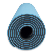 Килимок для йоги та фітнесу Toorx Yoga 1830х600х6 мм, блакитний-антрацит, код: 931141-SVA