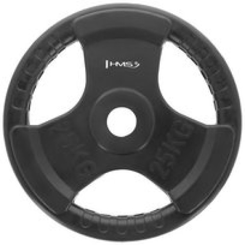 Диски HMS TOK25 Olympic 25 кг, чорний, код: 17-61-037-IN