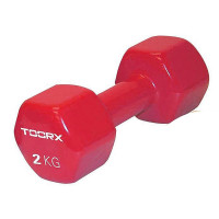 Гантель для фітнесу Toorx Vinyl 1х2 кг, код: 931129-SVA