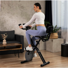 Велотренажер Hop-Sport HS-3030X Apeks X-Bike сірий, код: 5902308232525