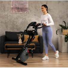 Велотренажер Hop-Sport HS-3030X Apeks X-Bike сірий, код: 5902308232525