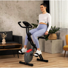 Велотренажер Hop-Sport HS-3030X Apeks X-Bike сірий, код: 5902308232525