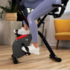Велотренажер Hop-Sport HS-3030X Apeks X-Bike сірий, код: 5902308232525