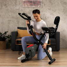 Велотренажер Hop-Sport HS-3030X Apeks X-Bike сірий, код: 5902308232525