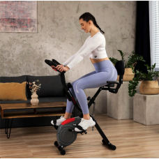 Велотренажер Hop-Sport HS-3030X Apeks X-Bike сірий, код: 5902308232525