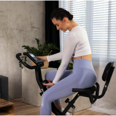 Велотренажер Hop-Sport HS-3030X Apeks X-Bike сірий, код: 5902308232525