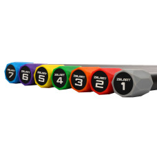 Бодібар Zelart Body Bar 1 кг, чорний-сірий, код: FI-4780-1