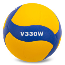 М"яч волейбольний FOX №5 PU, жовтий-синій, код: V330W-F-S52