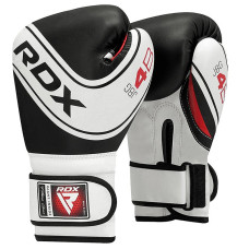Боксерські рукавиці RDX 4B Robo Kids White/Black 6 унцій, код: JBG-4B-6oz