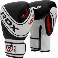 Боксерські рукавиці RDX 4B Robo Kids White/Black 6 унцій, код: JBG-4B-6oz